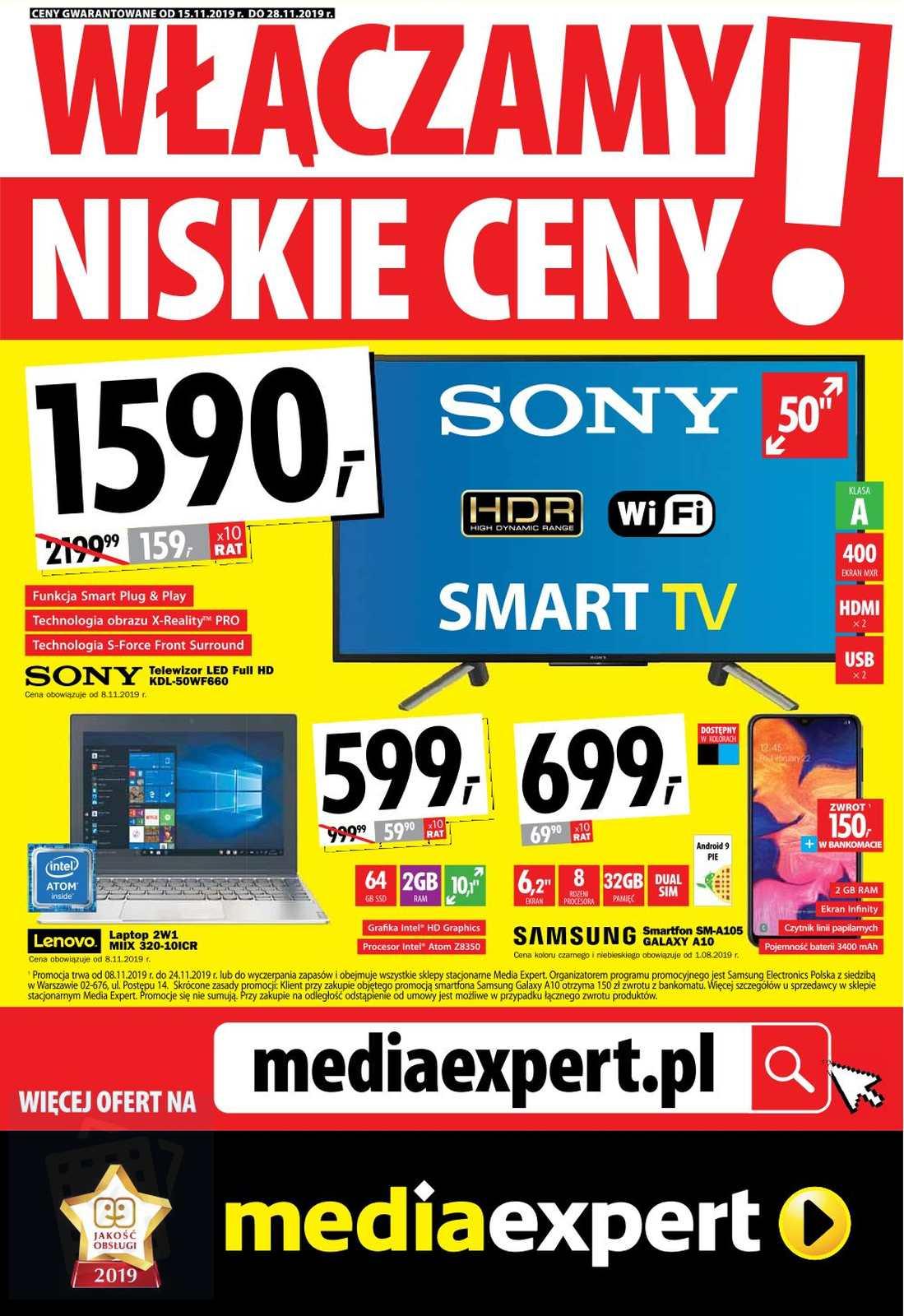 Gazetka promocyjna Media Expert str. 1