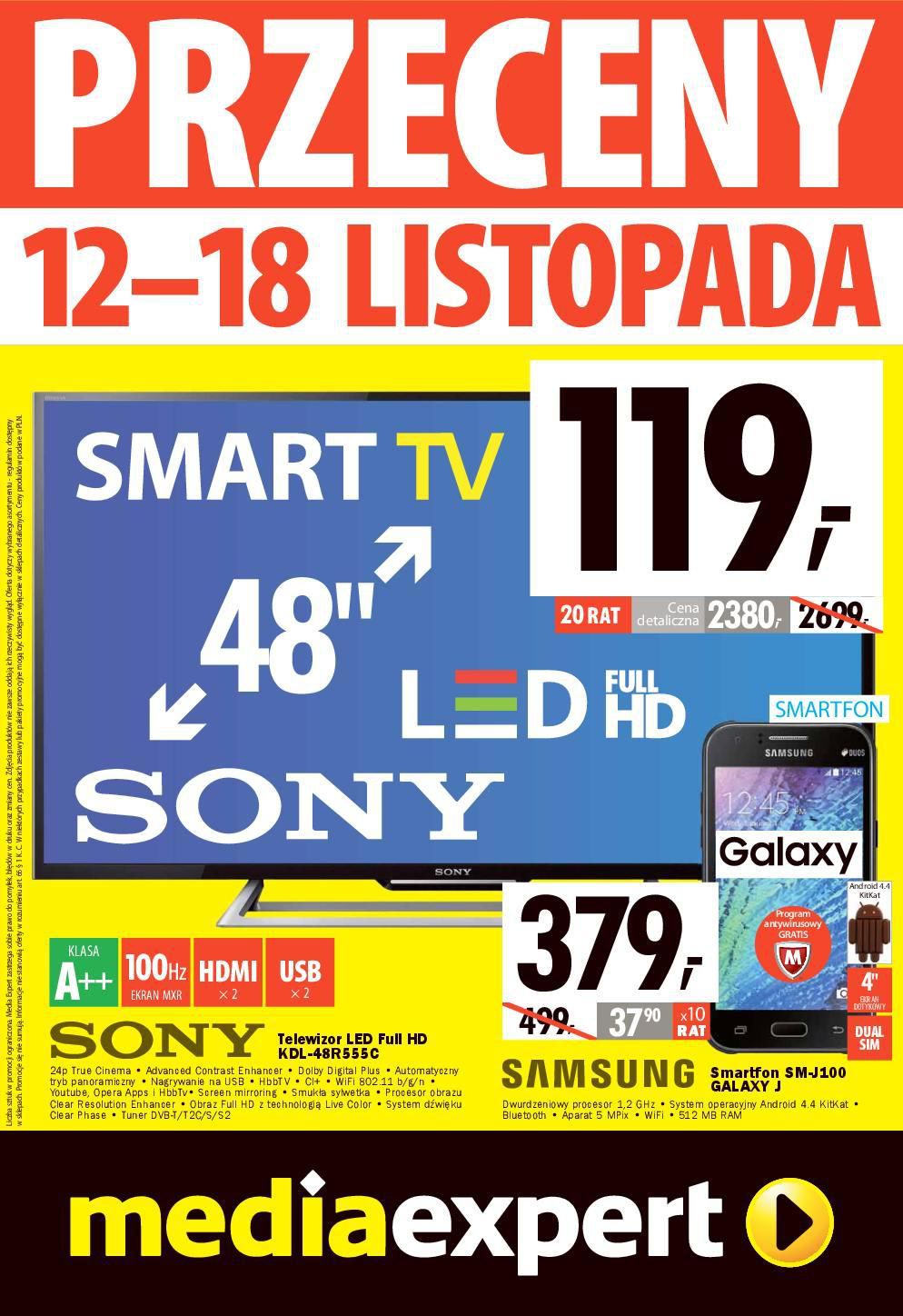 Gazetka promocyjna Media Expert str. 1