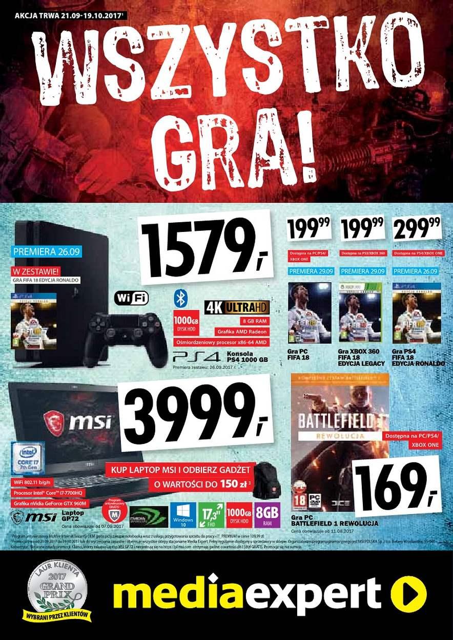 Gazetka promocyjna Media Expert str. 1