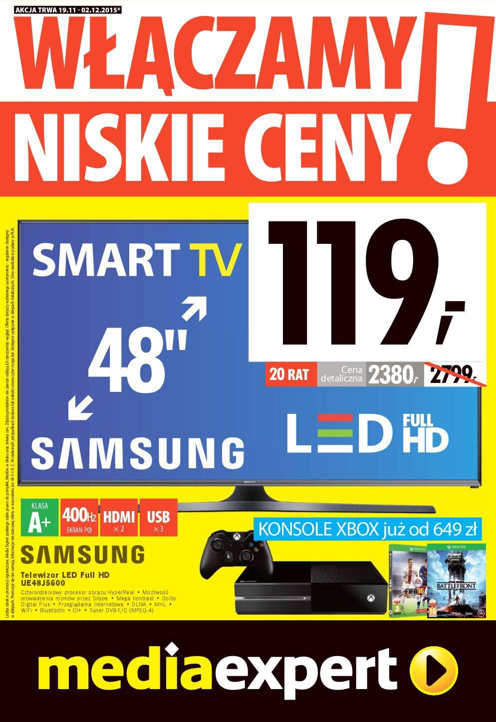 Gazetka promocyjna Media Expert str. 1