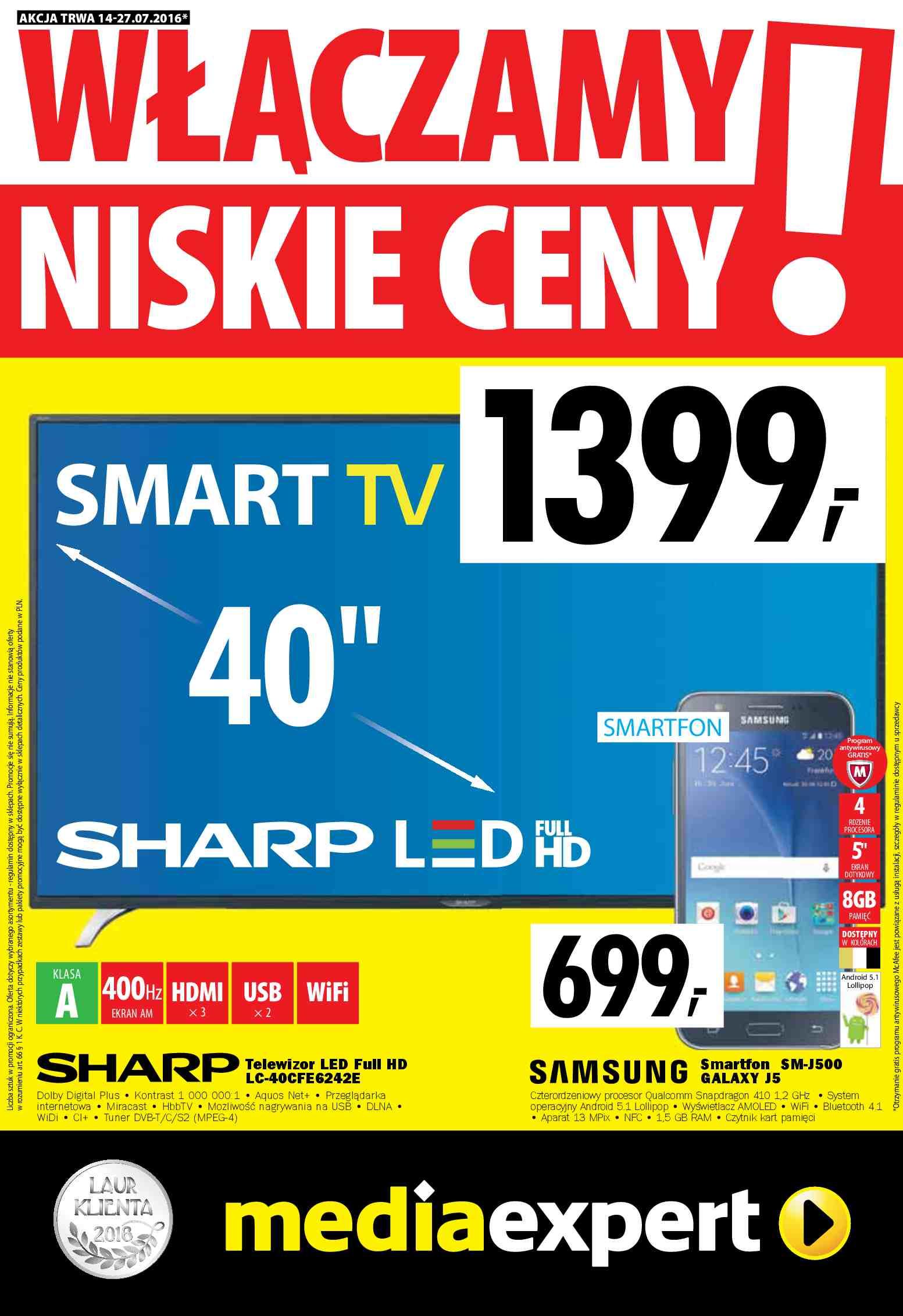 Gazetka promocyjna Media Expert str. 1