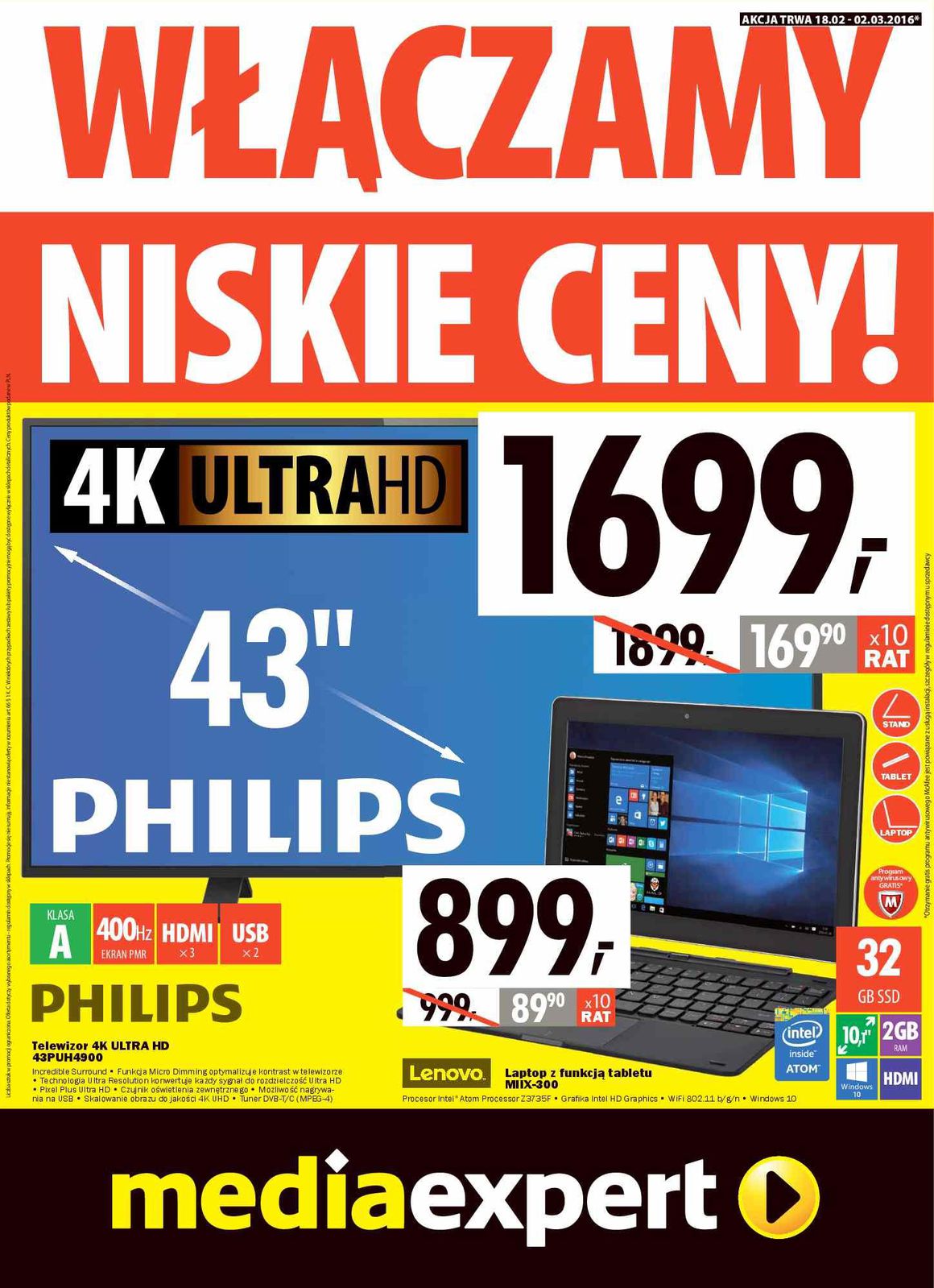 Gazetka promocyjna Media Expert str. 1